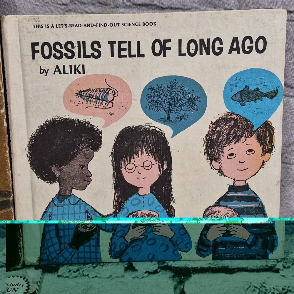Lot 7 Vintage Kids Books Homeschool Science Educational Hardcover And Soft